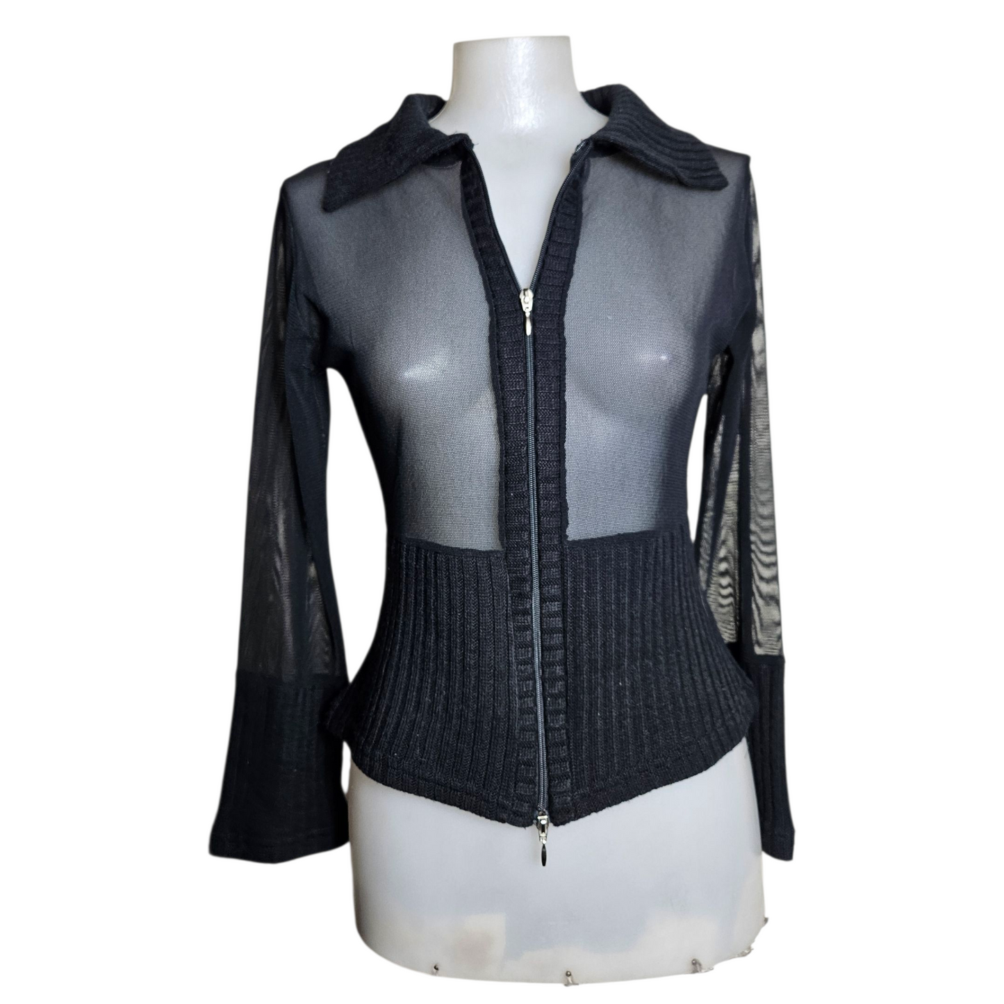 Double zip voile vest