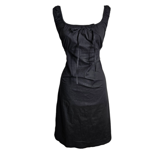 Robe courte romantique noire