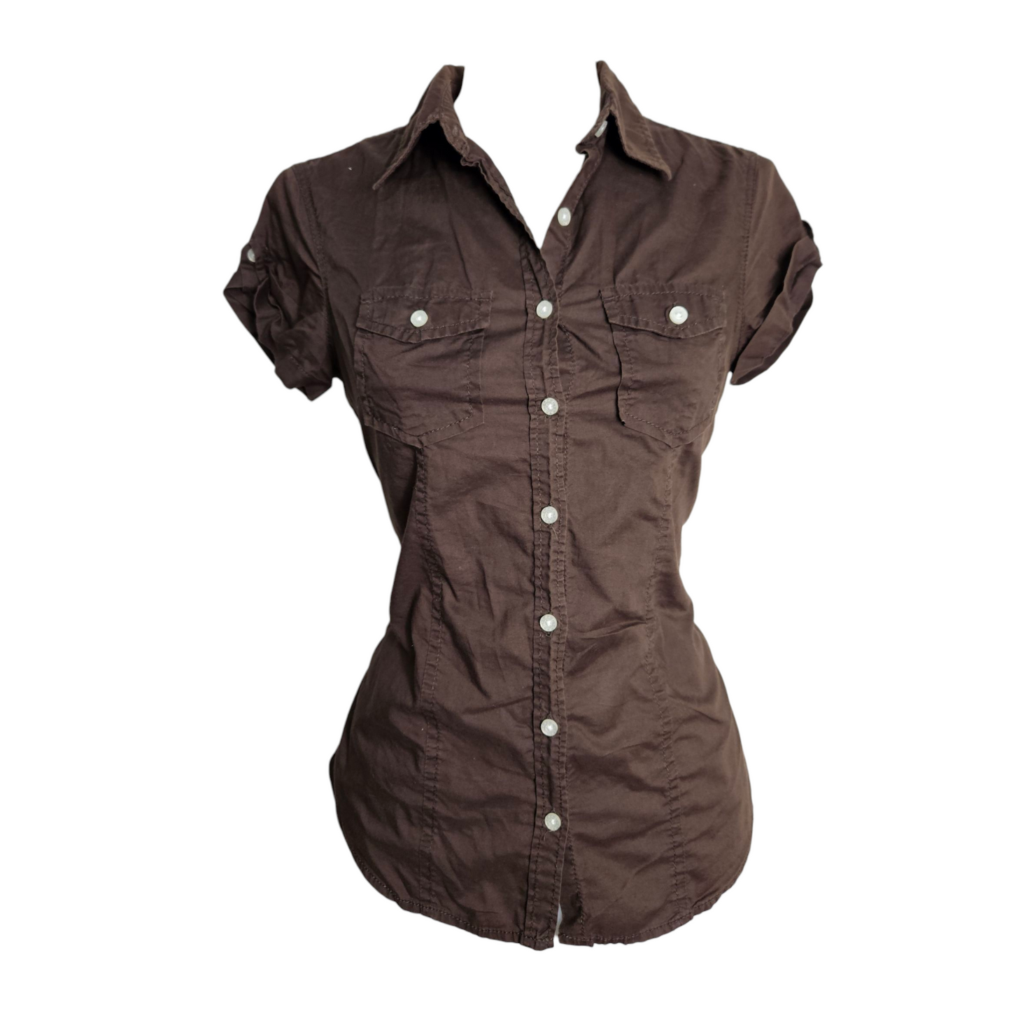 Chemise cintrée noire