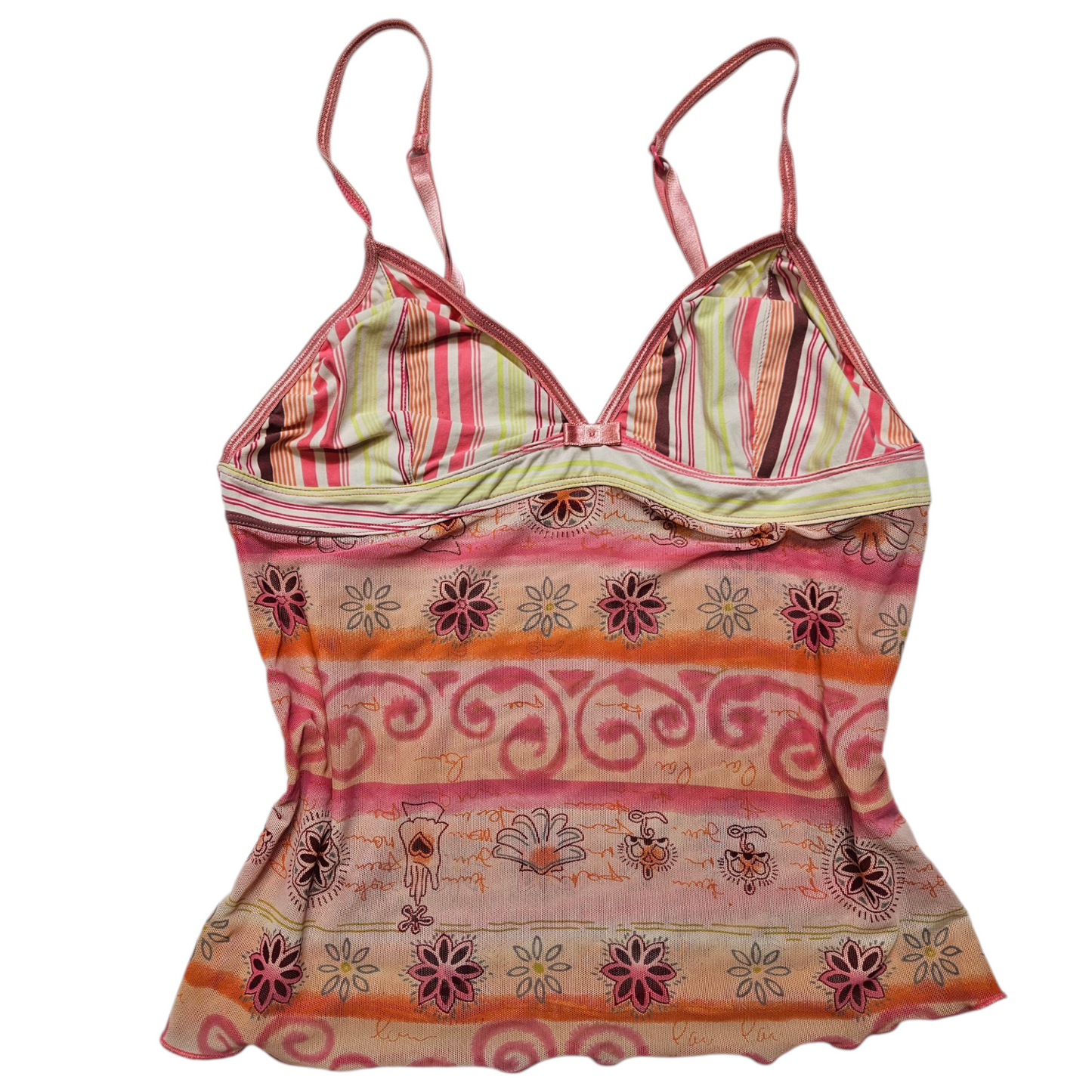 Haut en voile fleuri