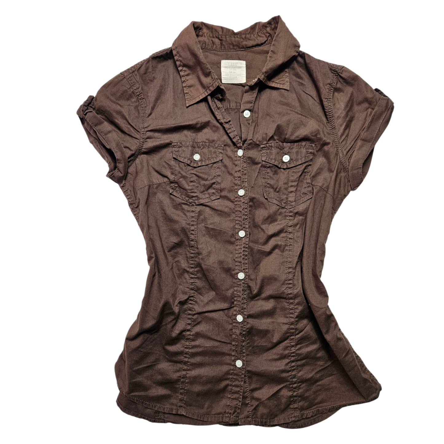 Chemise cintrée noire