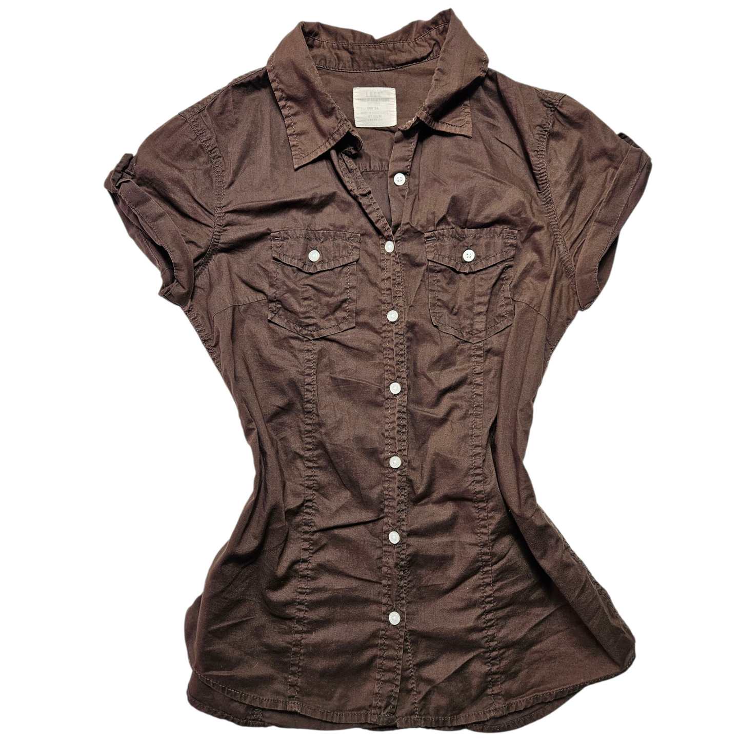 Chemise cintrée noire