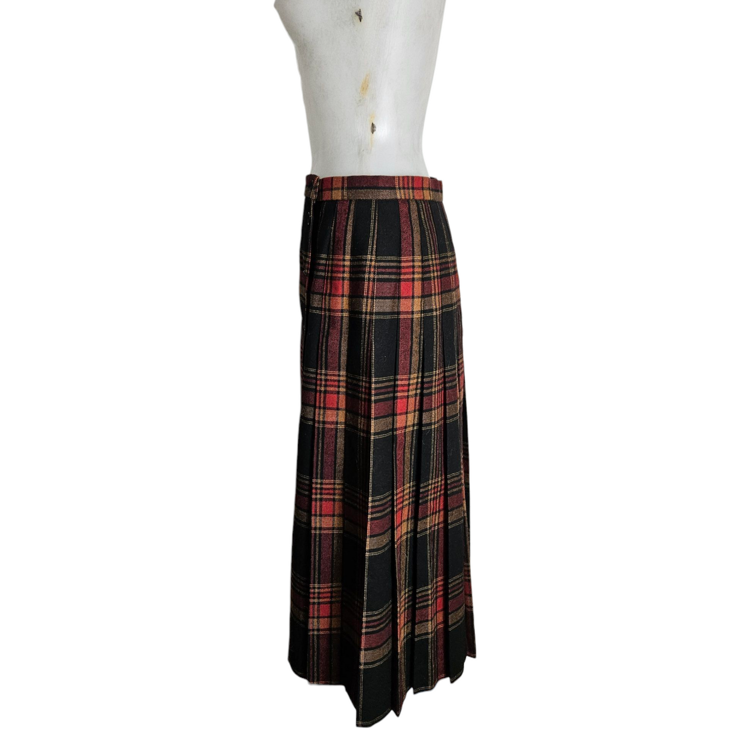 Jupe portefeuille tartan