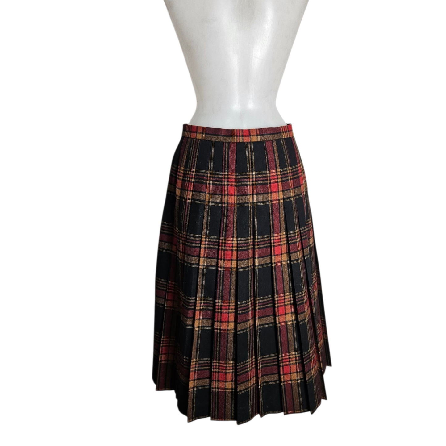 Jupe portefeuille tartan