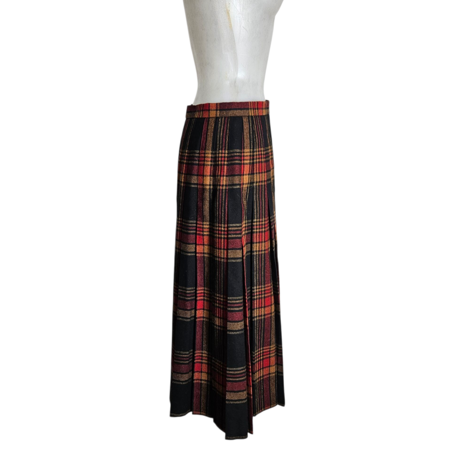 Jupe portefeuille tartan