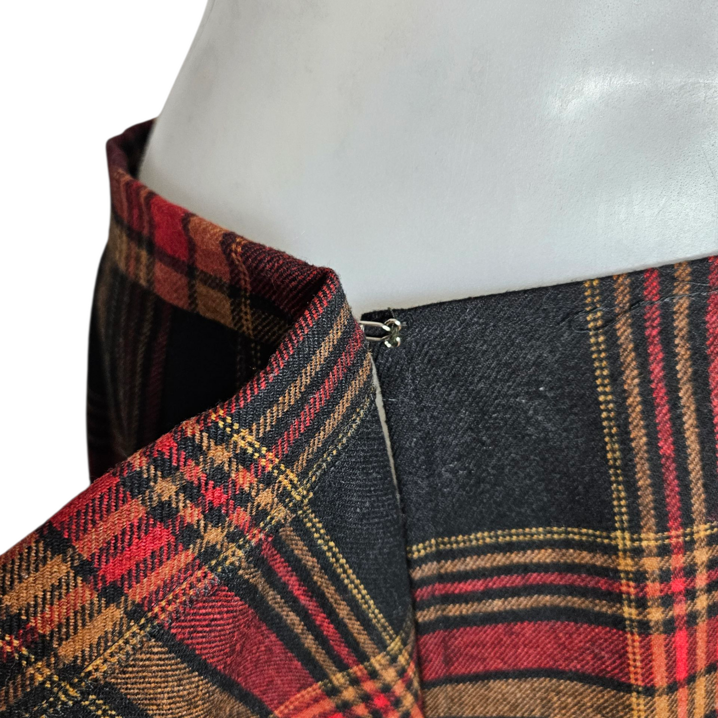 Jupe portefeuille tartan