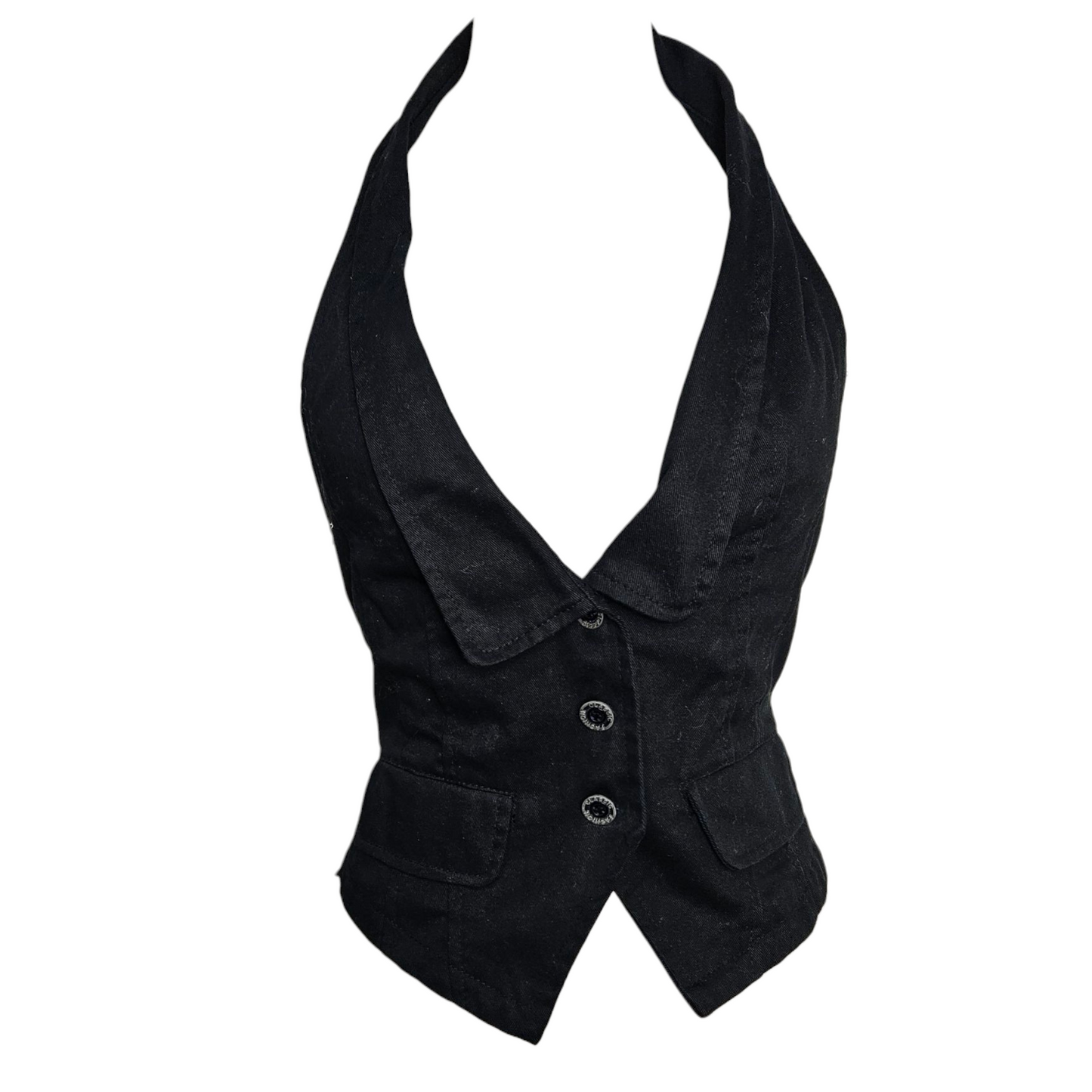 Veste barman dos nu noire