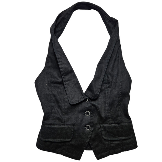 Veste barman dos nu noire