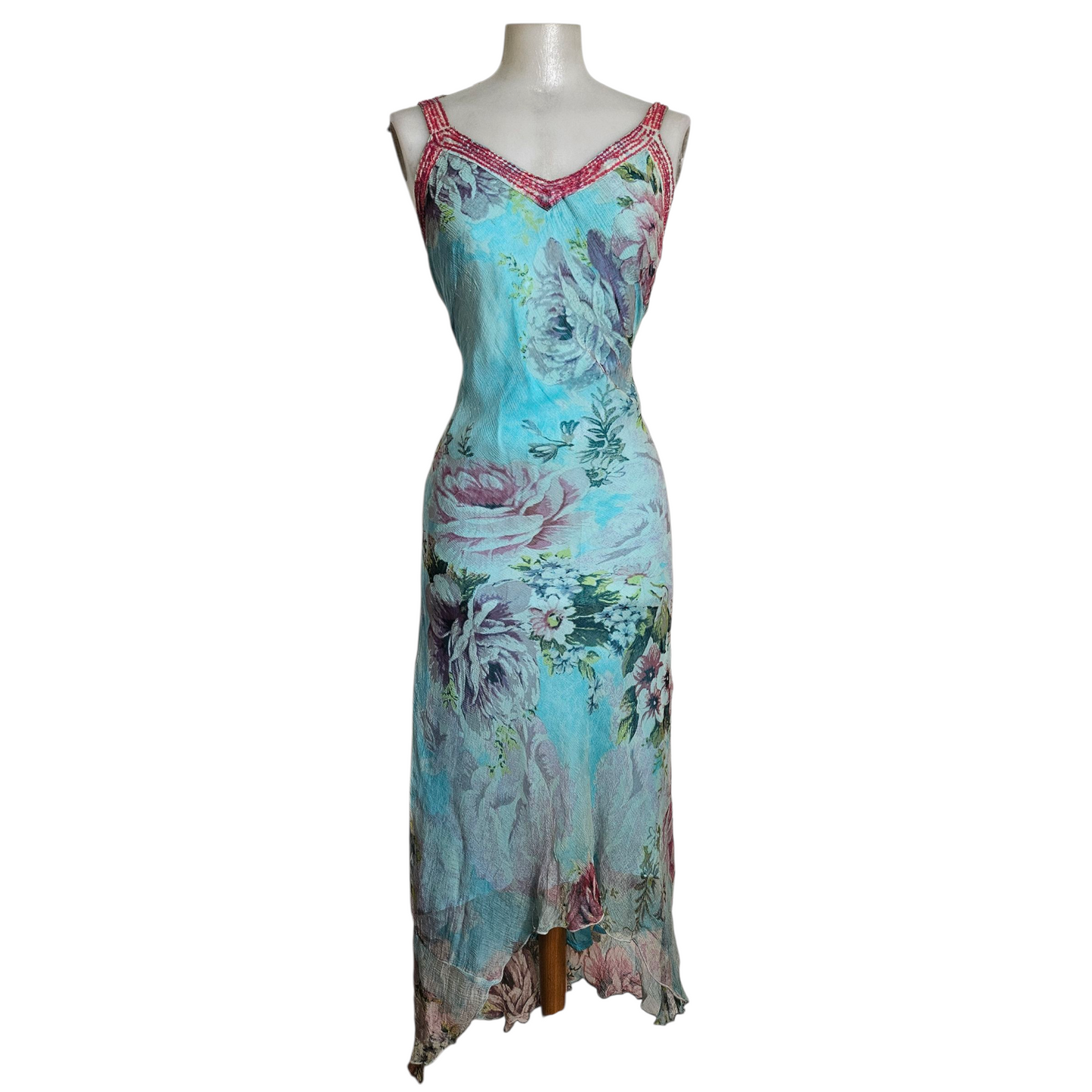Robe en voile à motif floral