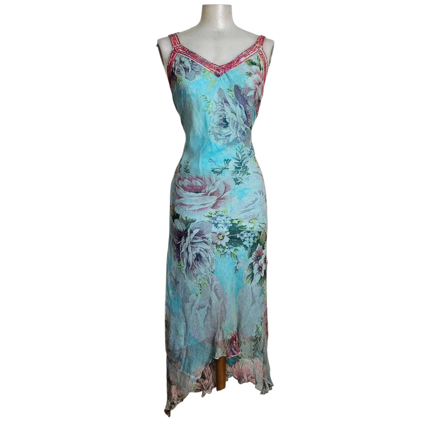 Robe en voile à motif floral