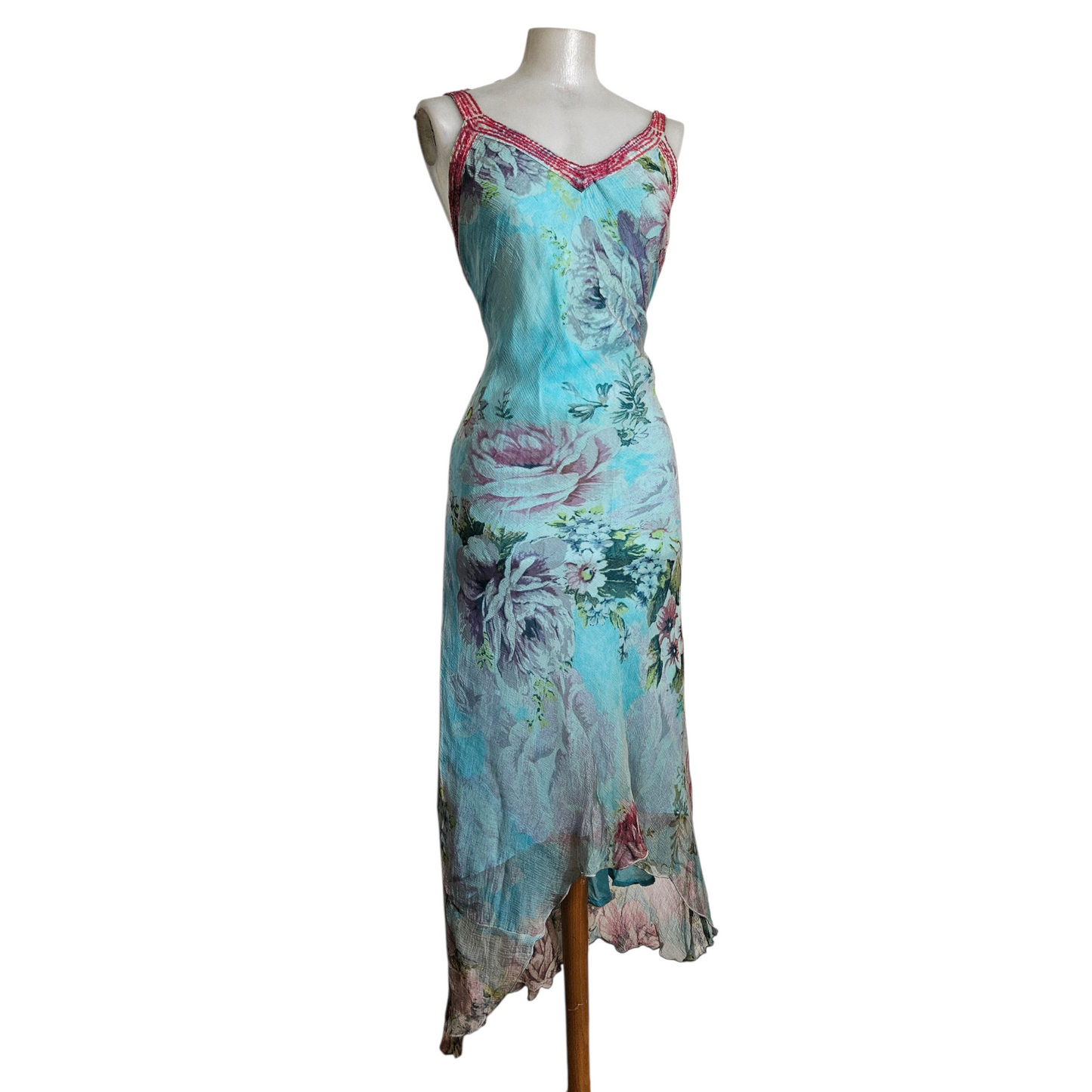 Robe en voile à motif floral