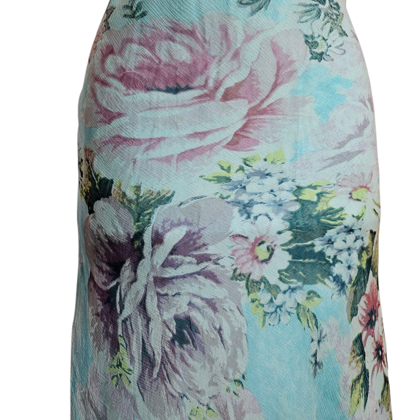 Robe en voile à motif floral