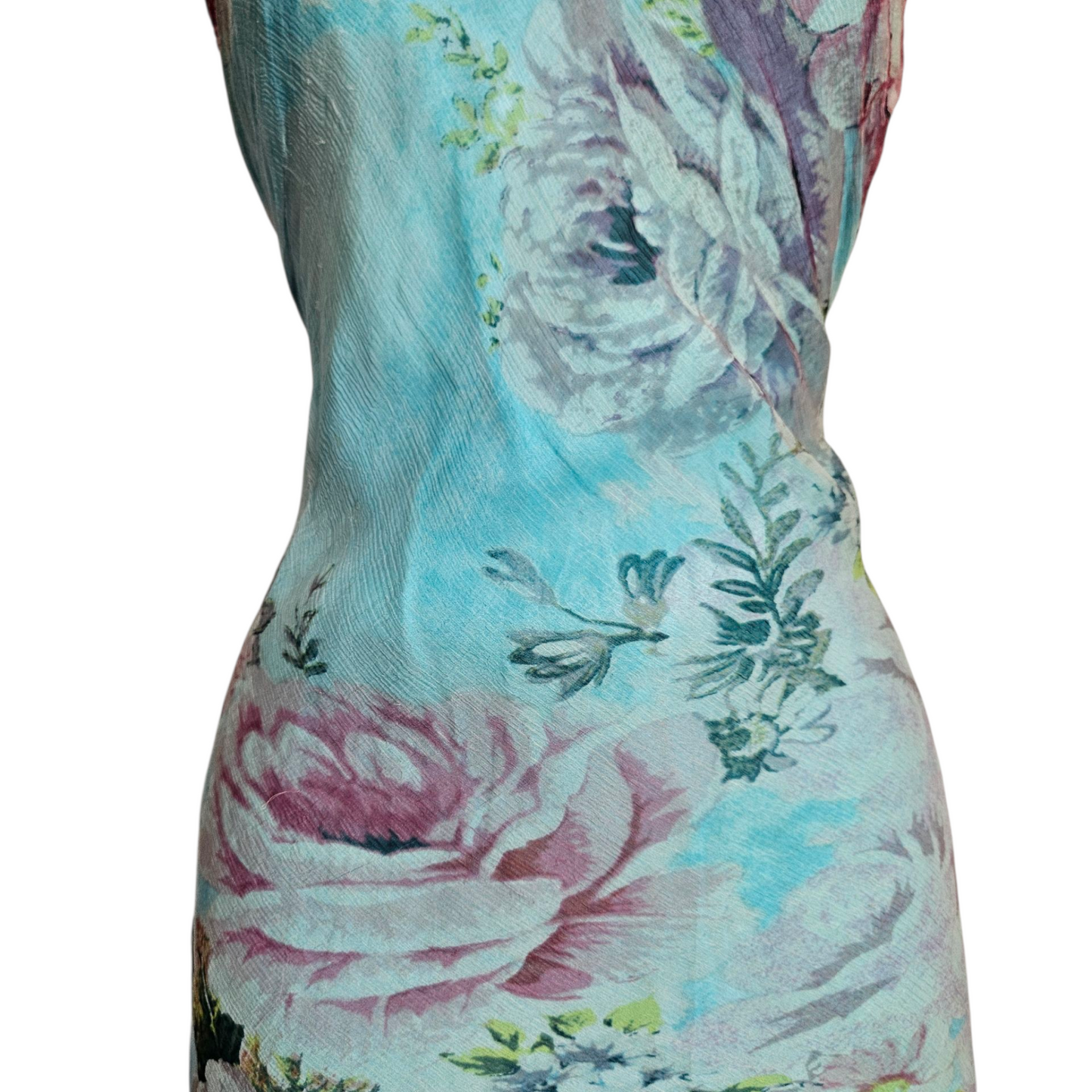 Robe en voile à motif floral