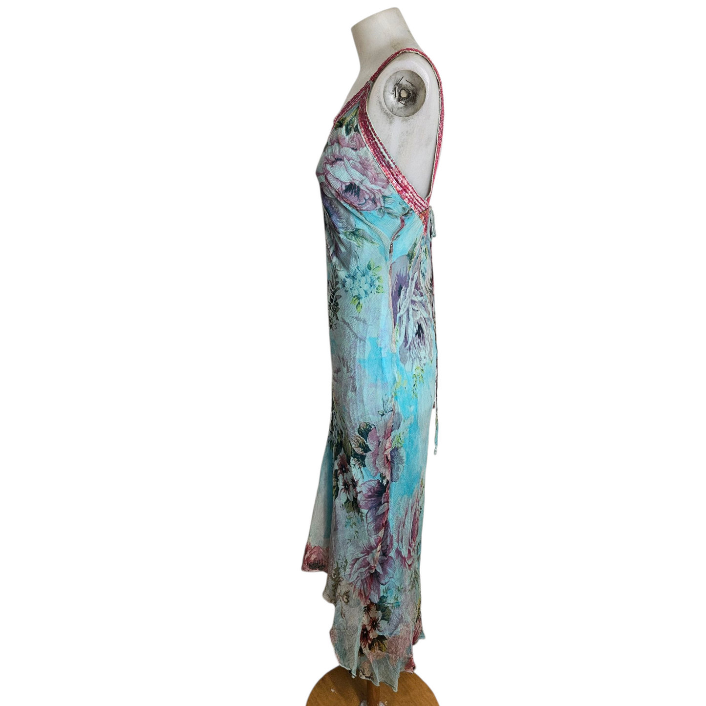 Robe en voile à motif floral