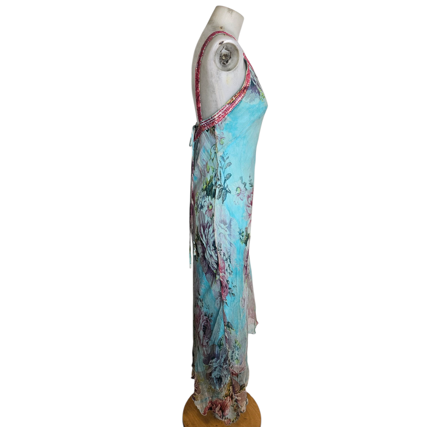 Robe en voile à motif floral