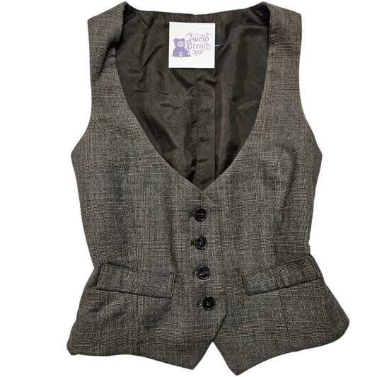 Veste barman tons marrons