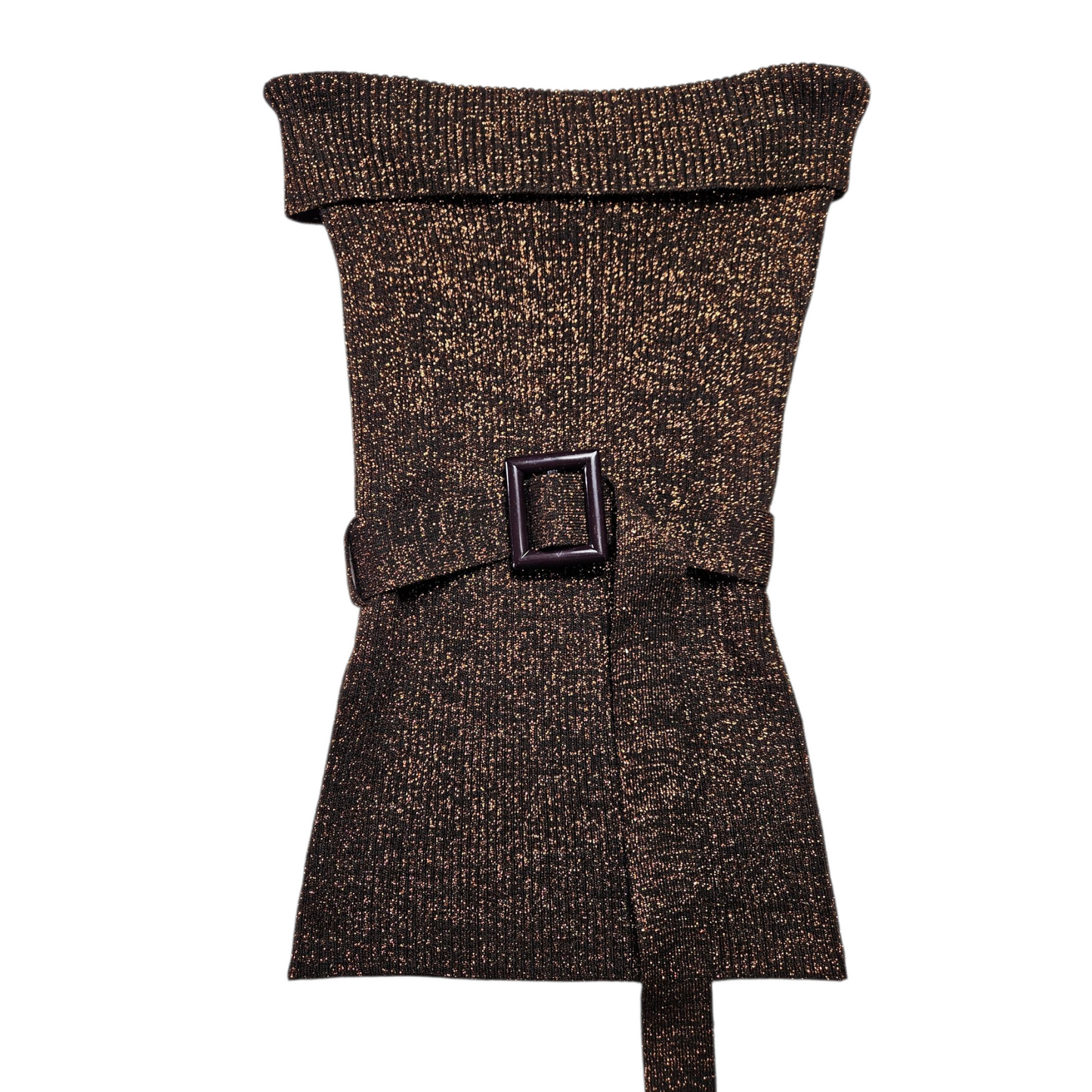 Haut strapless effet pull avec ceinture