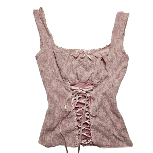 Haut esprit corset rose 3 Suisses