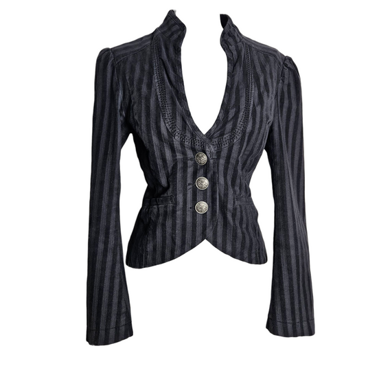 Blazer cintré à rayures