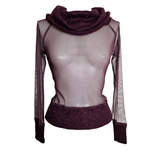 Pull bi matière