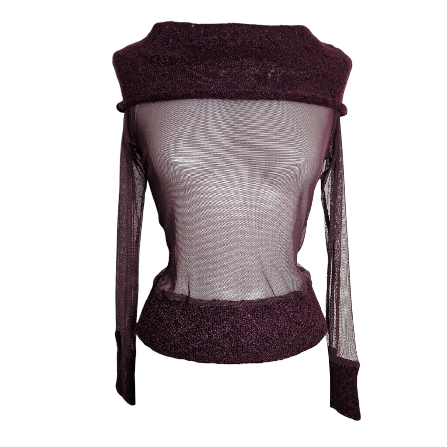 Pull bi matière