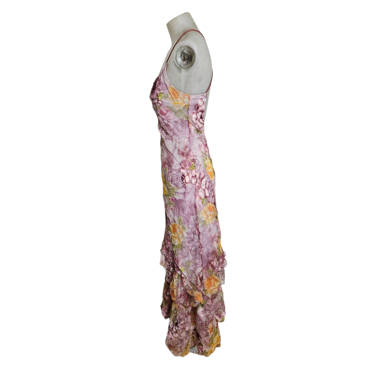 Robe en dentelle florale dos nu