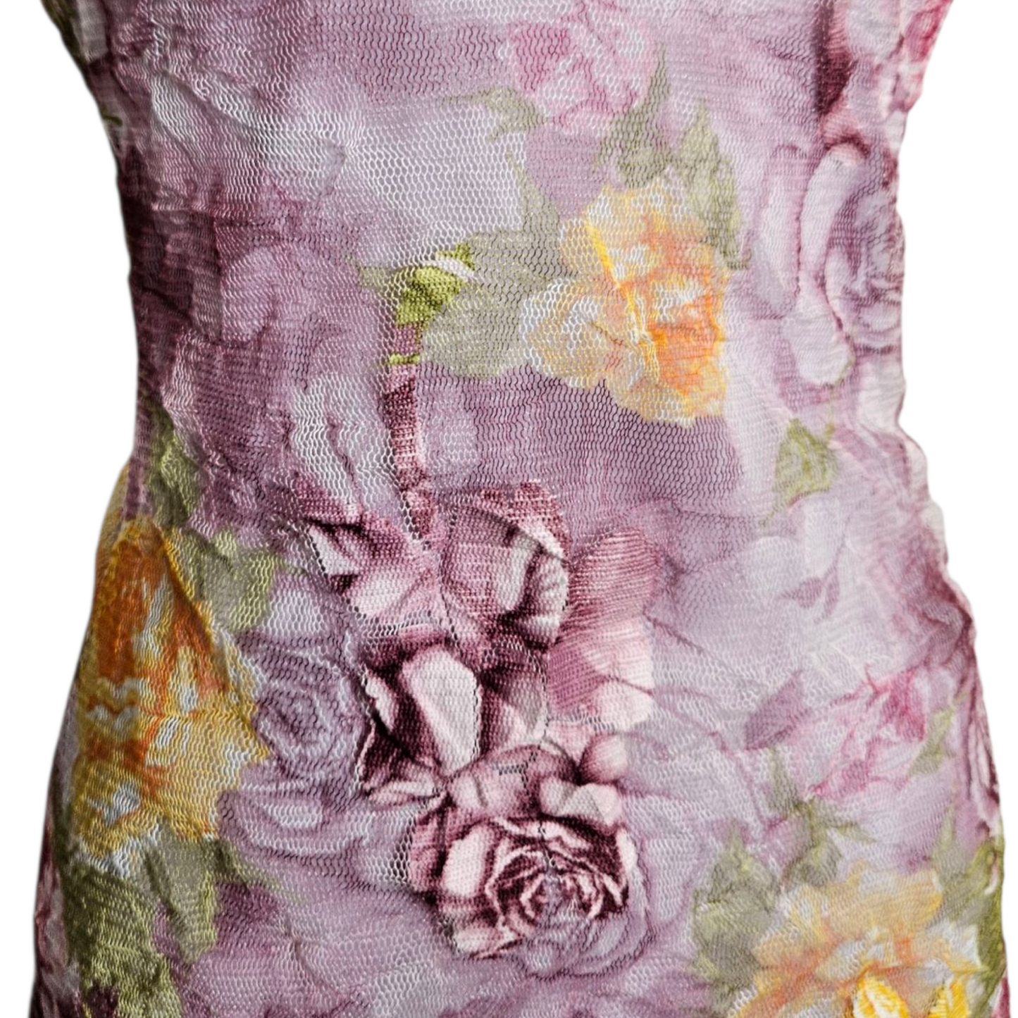 Robe en dentelle florale dos nu