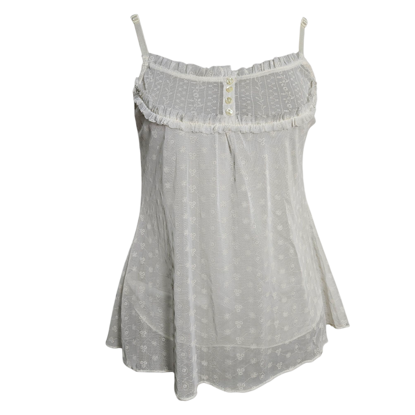 Haut en voile et dentelle