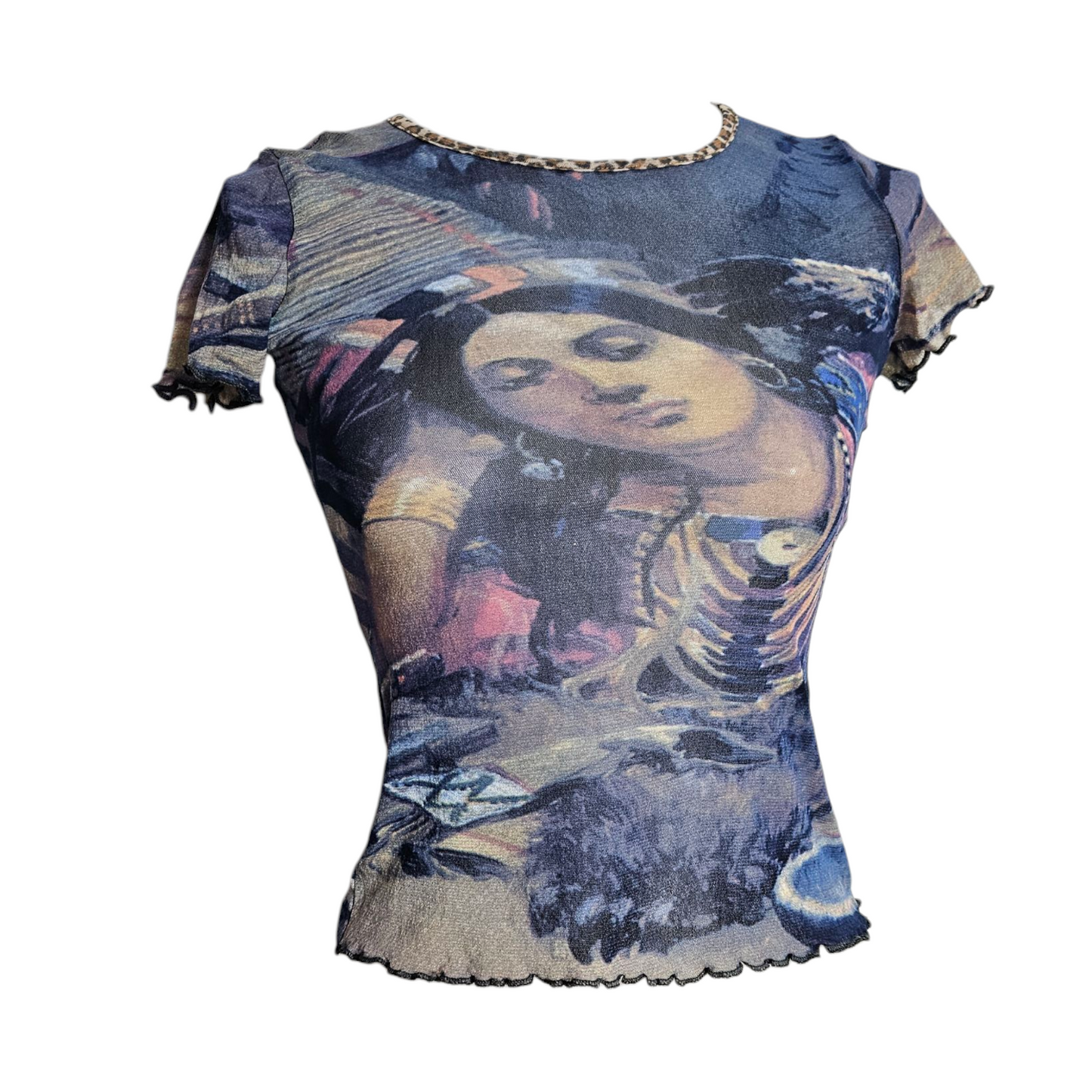 Haut en voile motif renaissance