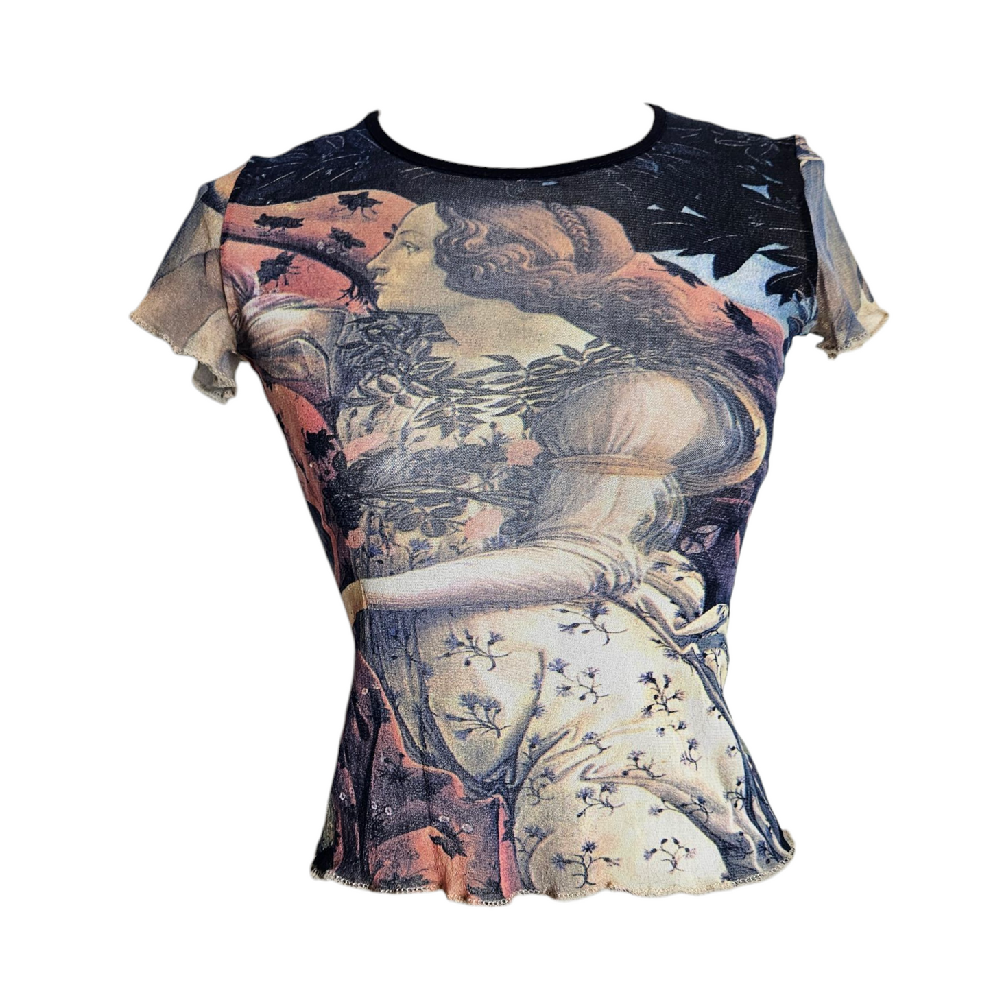 Haut en voile motif Renaissance