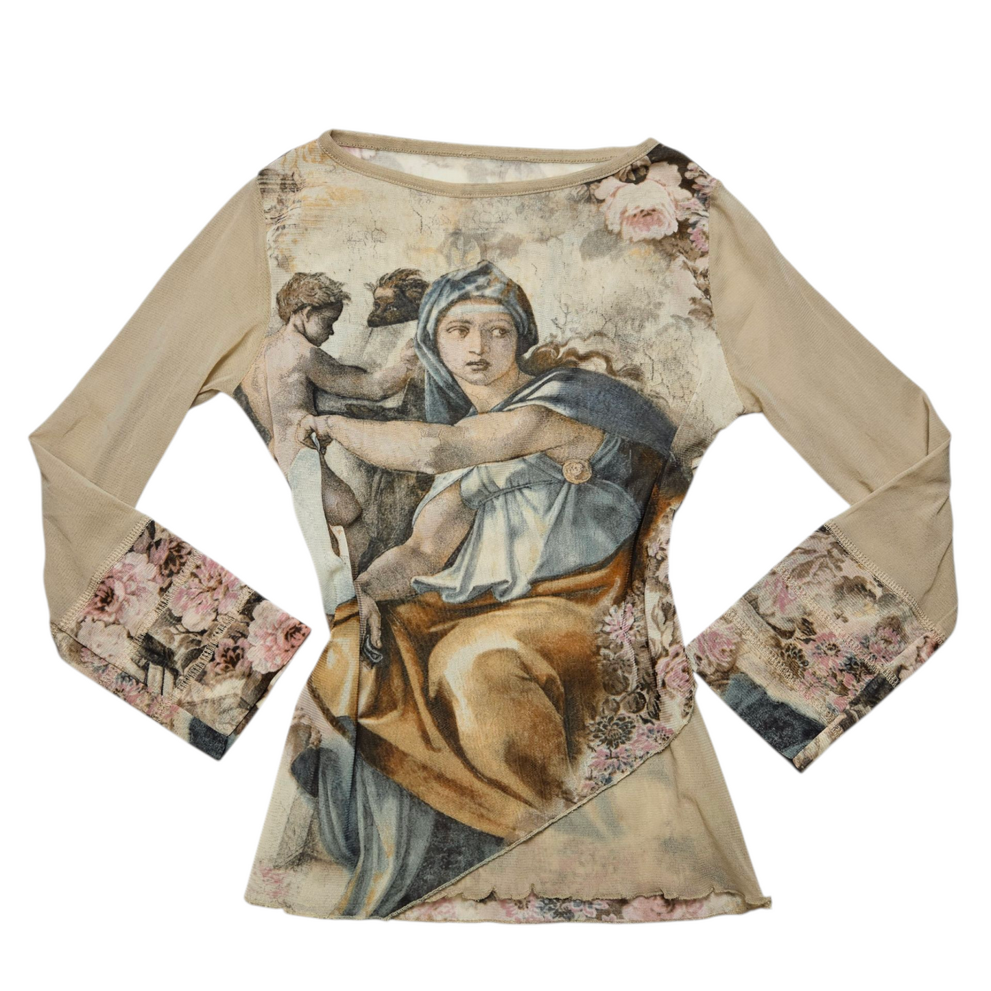 Haut en voile motif renaissance