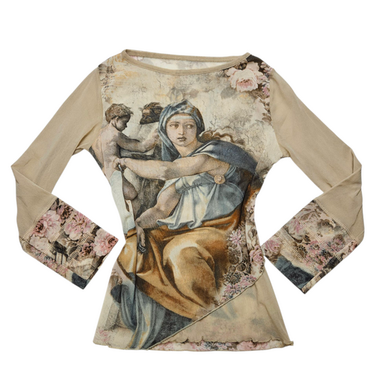 Haut en voile motif renaissance