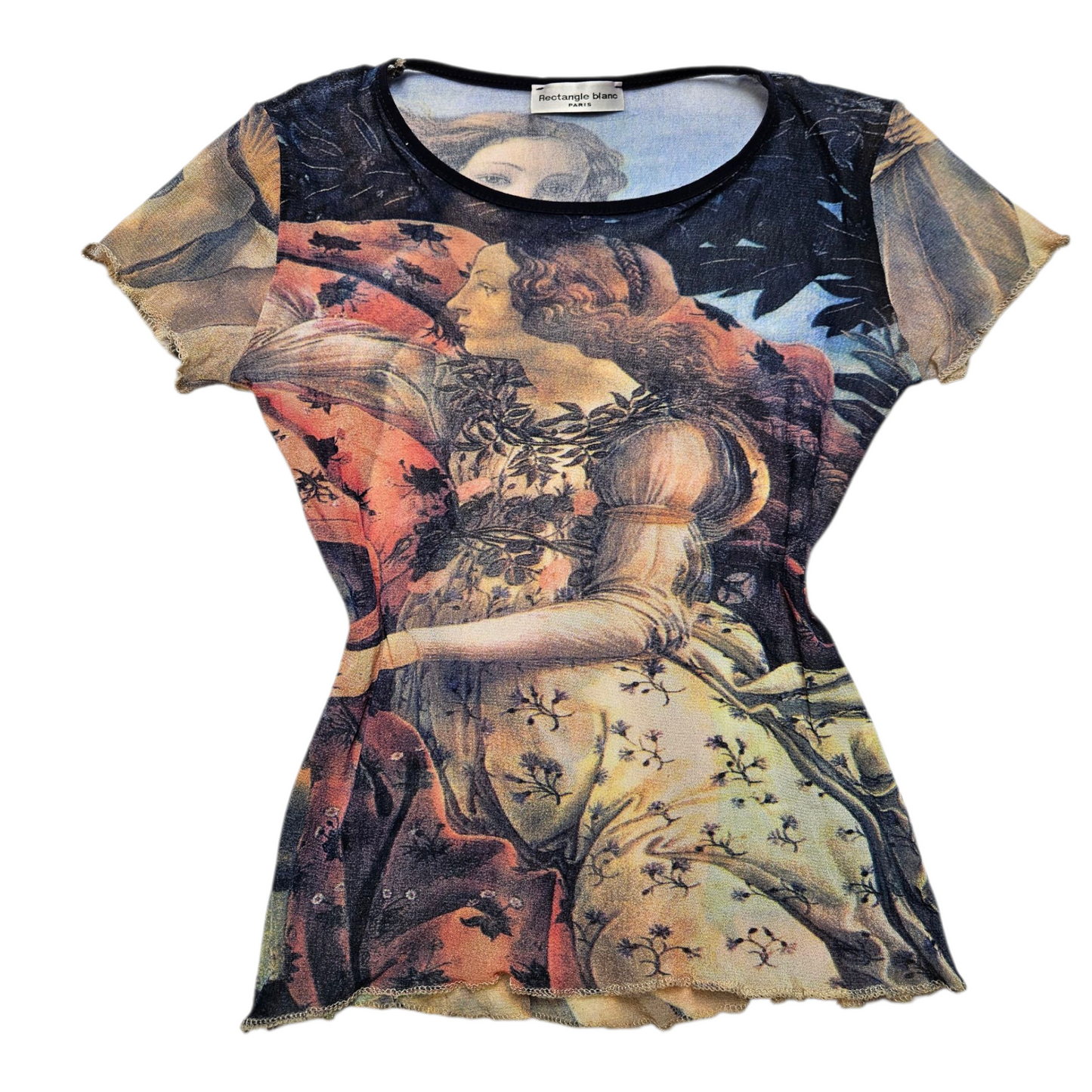 Haut en voile motif Renaissance