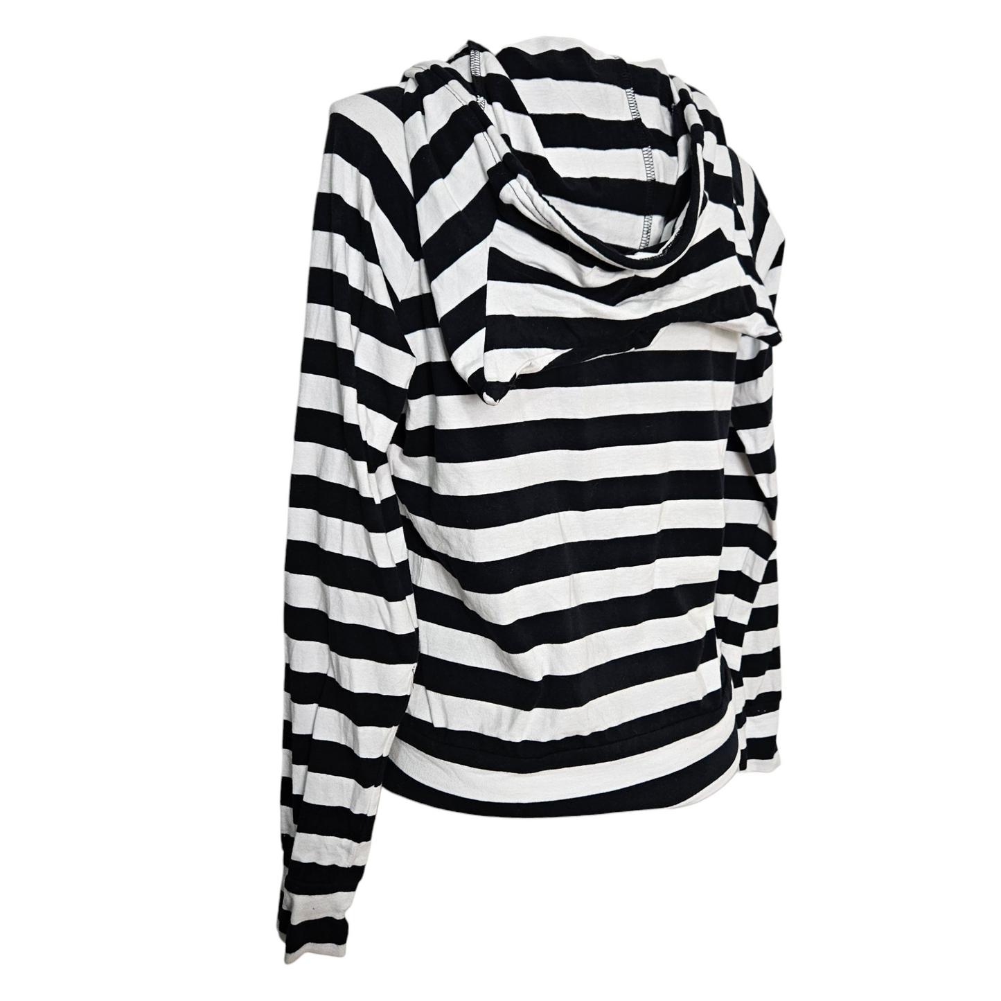 Gilet rayé capuche oreilles chat