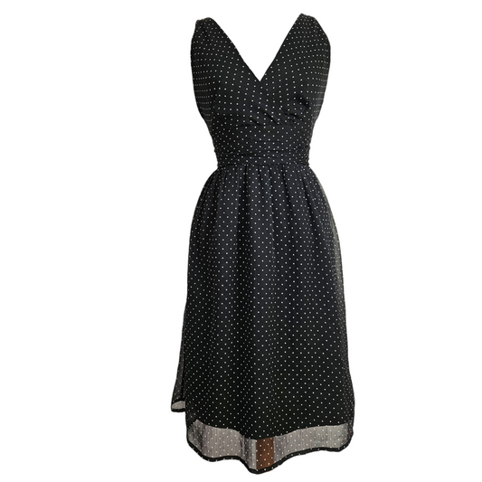 Robe en voile à pois