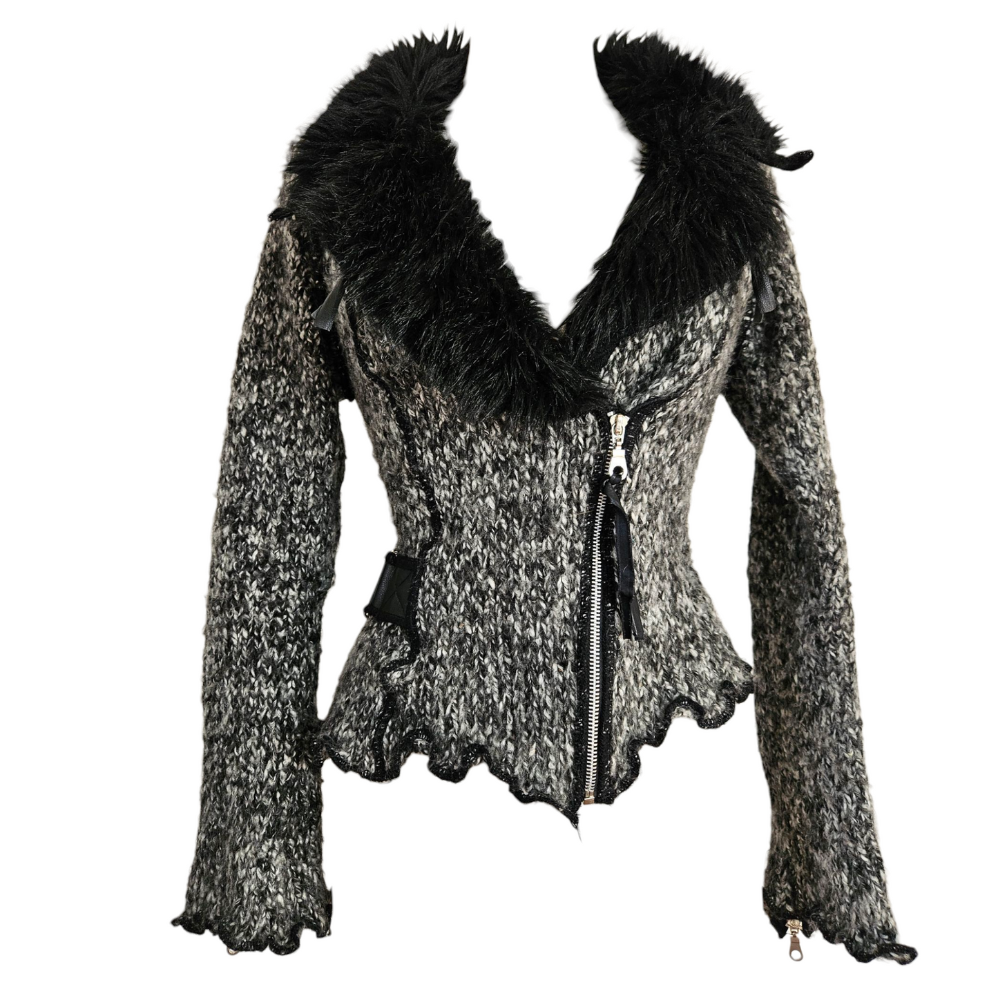 Pull Zone bleue en tricot