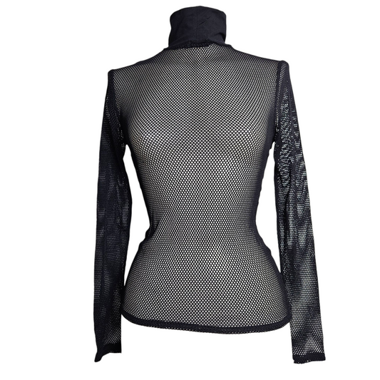 Haut en résille dos nu