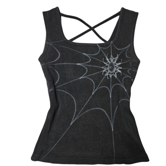 Haut motif toile d'araignée