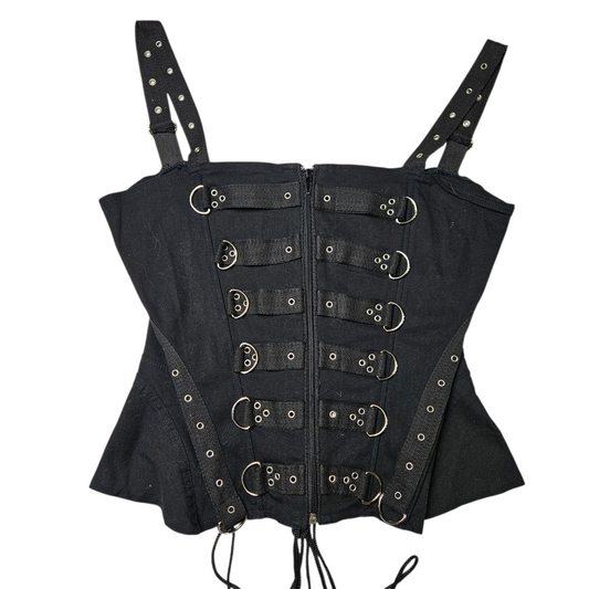 Haut esprit corset à anneaux