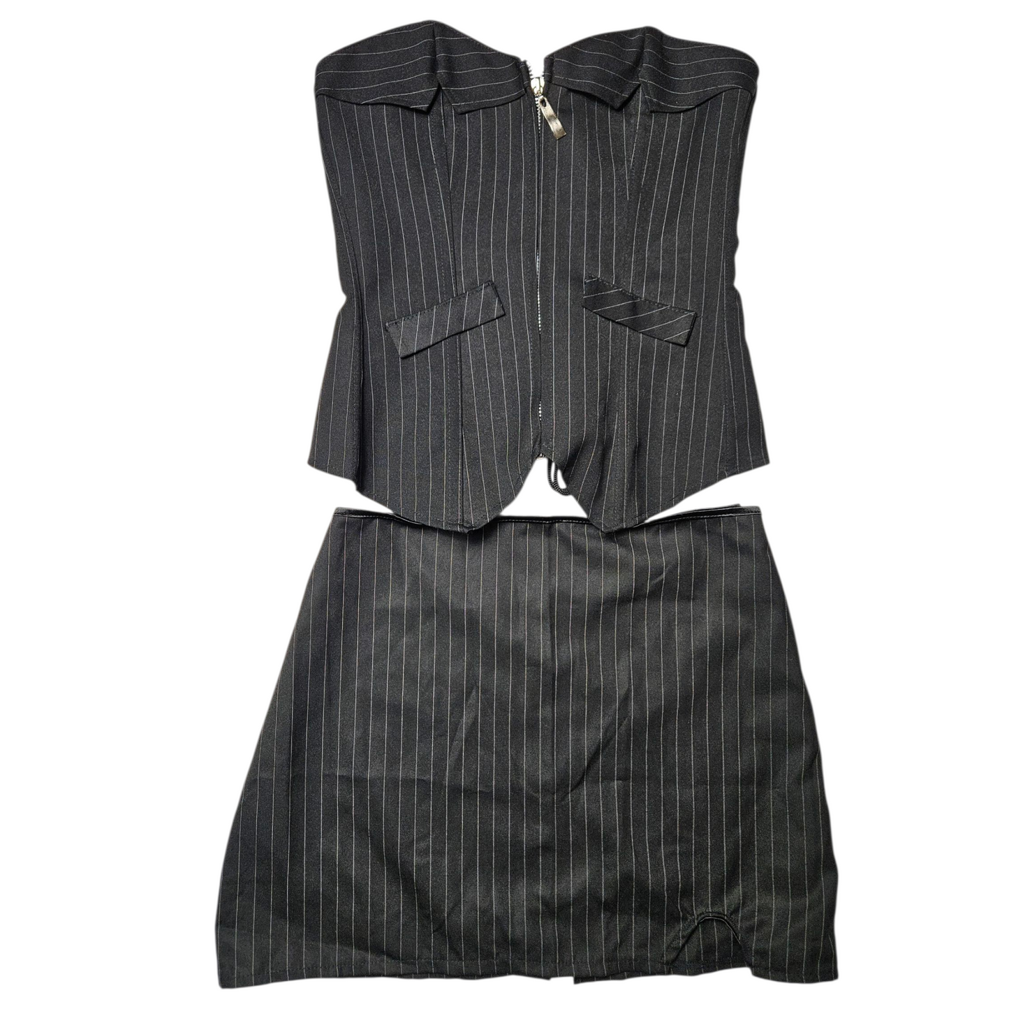 Ensemble corset et mini jupe