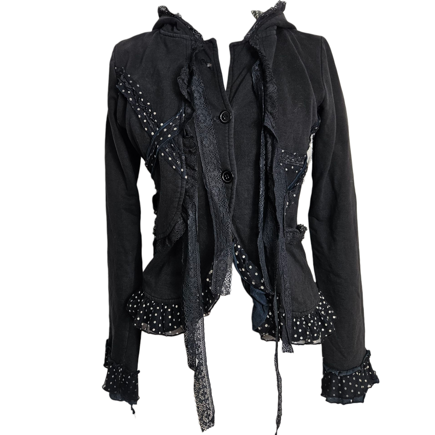 Gilet détails oreilles lapin et laçage