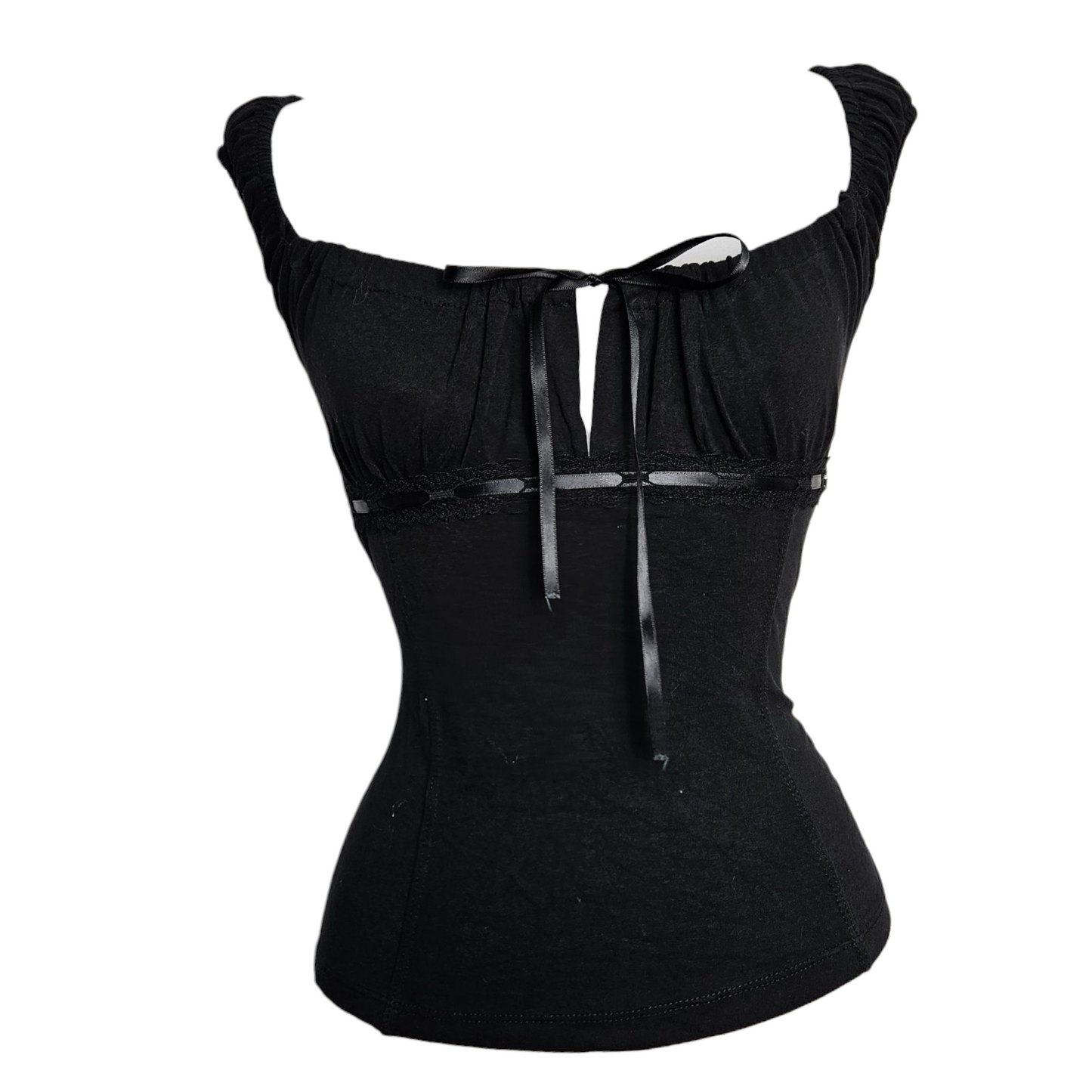 Haut décolleté ajustable