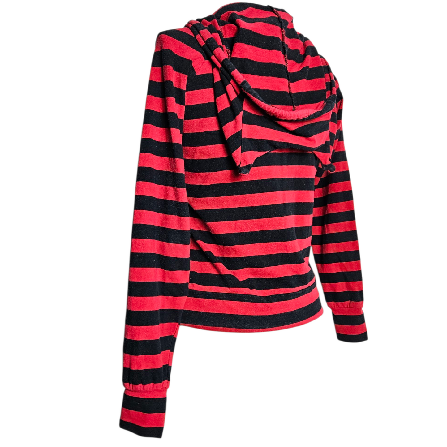 Gilet rayé rouge et noir