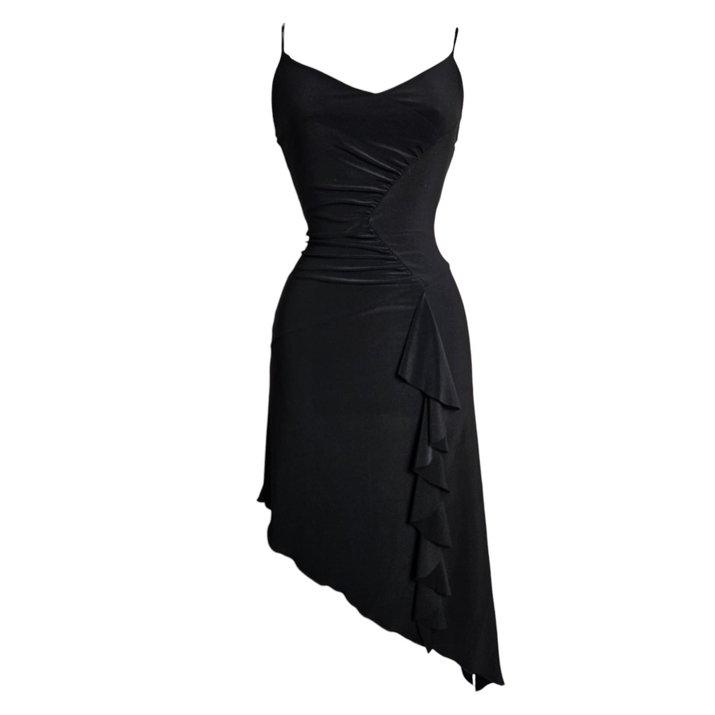 Robe asymétrique noire