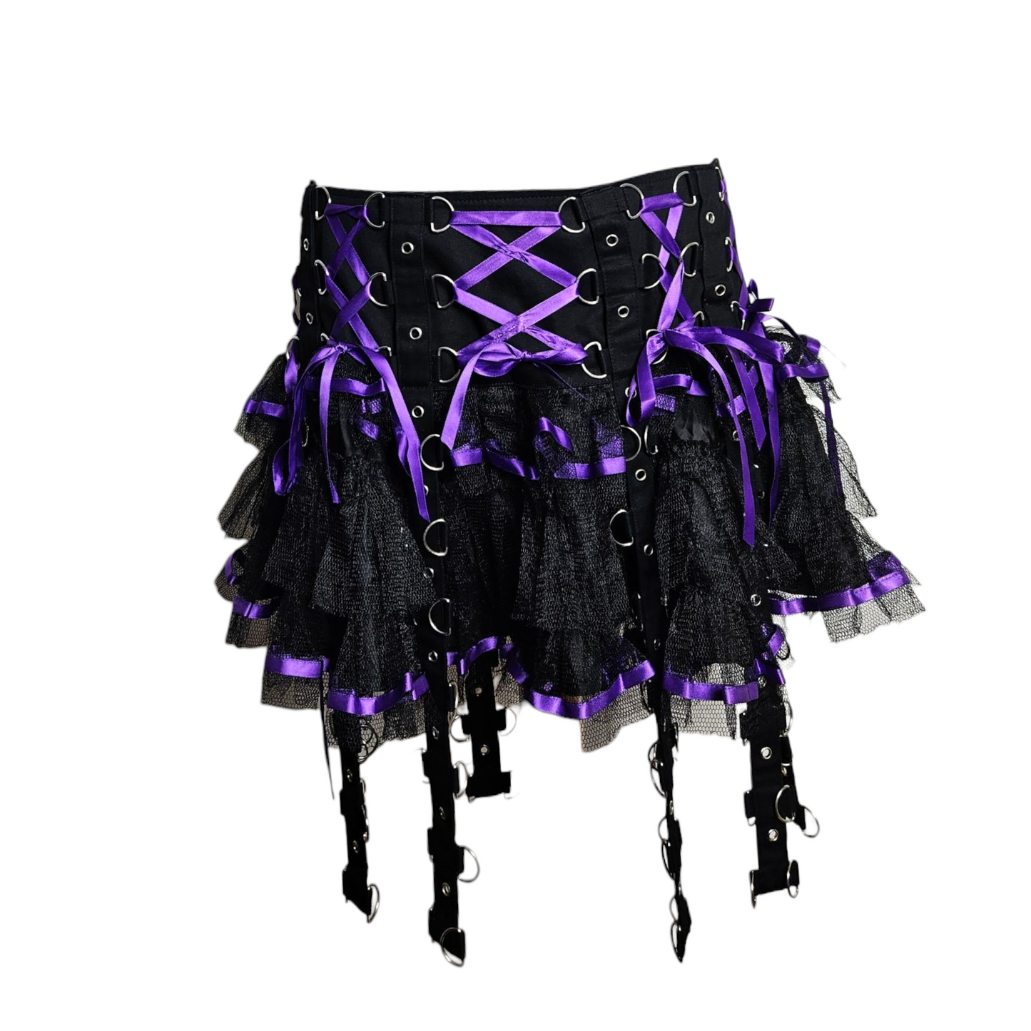 Chai skirt violette et noire