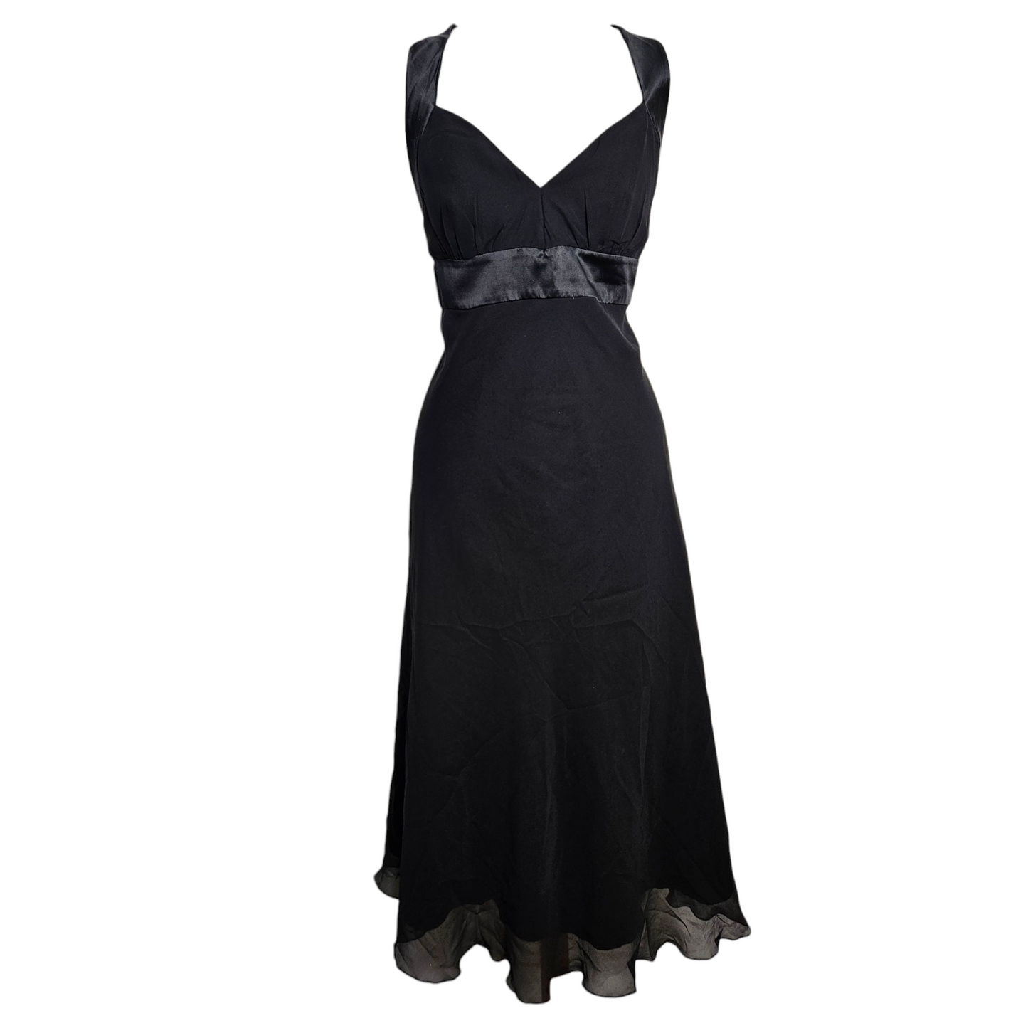 Vestido negro fluido