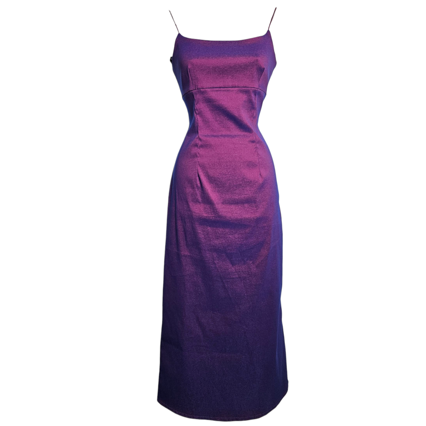 Maxi robe violette irisée