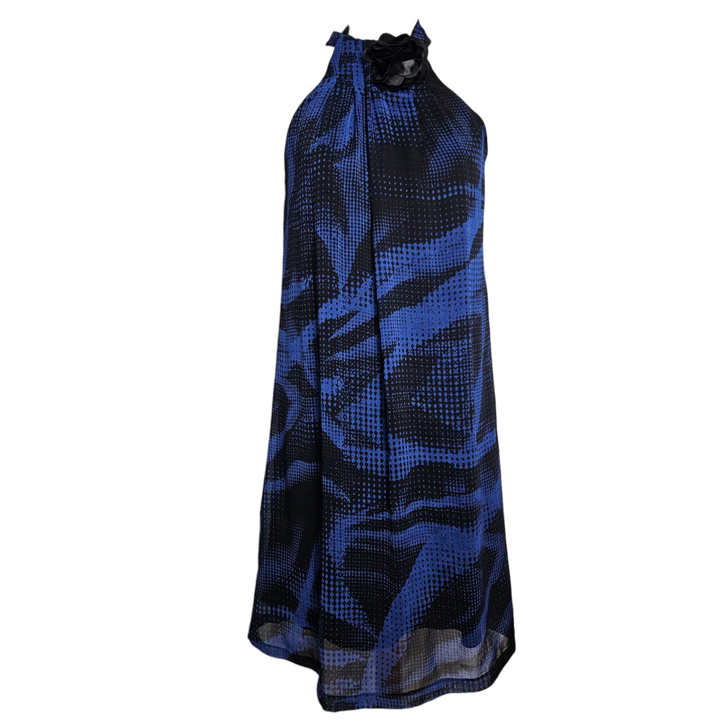 Robe bleue et noire