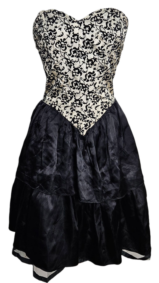 Robe bustier baroque