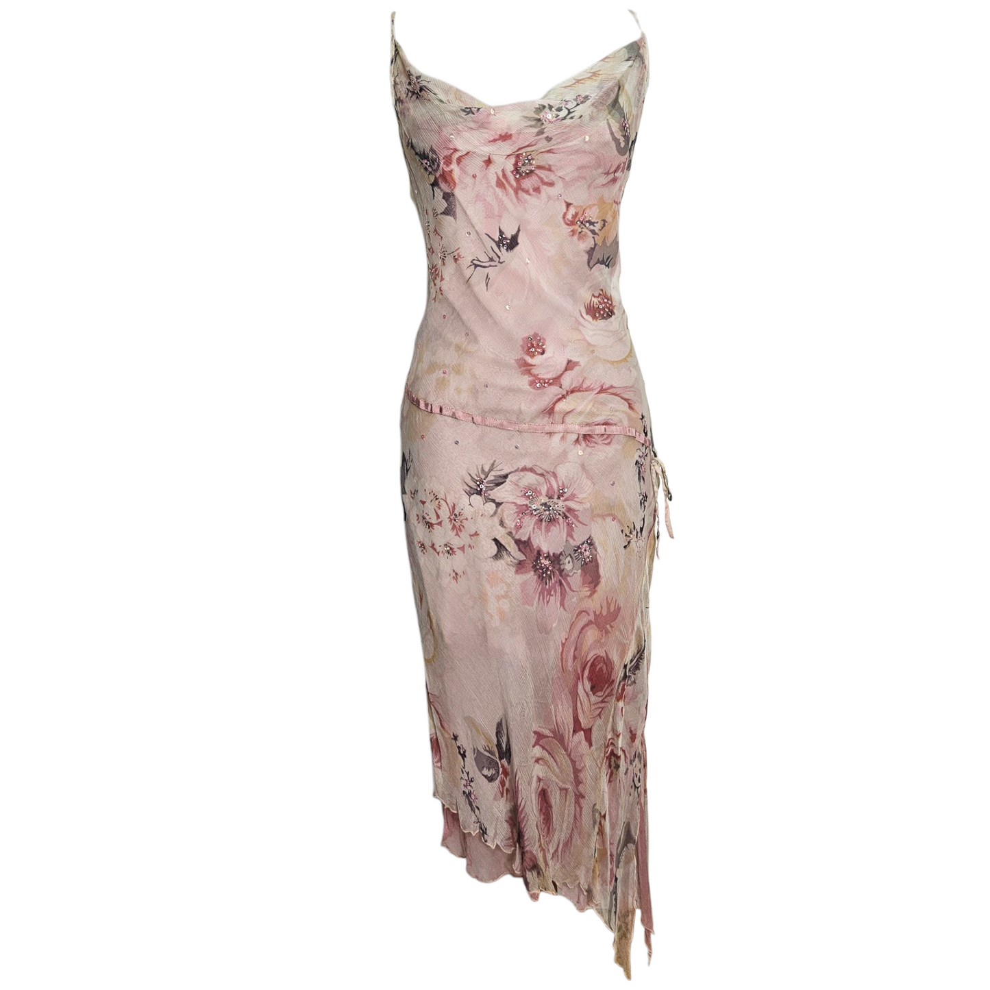 Robe en voile florale René Derhy